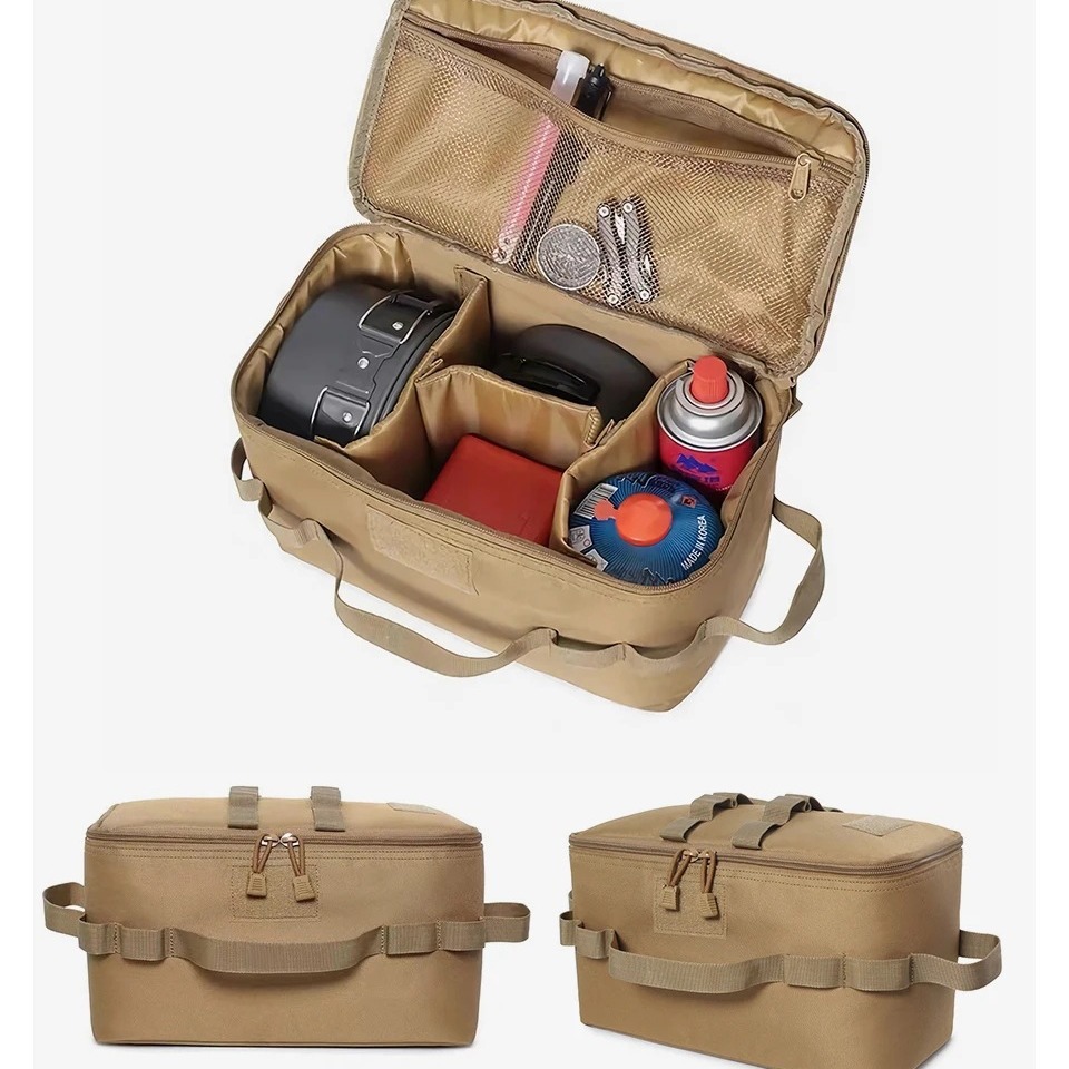 Camping Cooking With Gas - Outdoor Camping Gas Tank Storage Bag