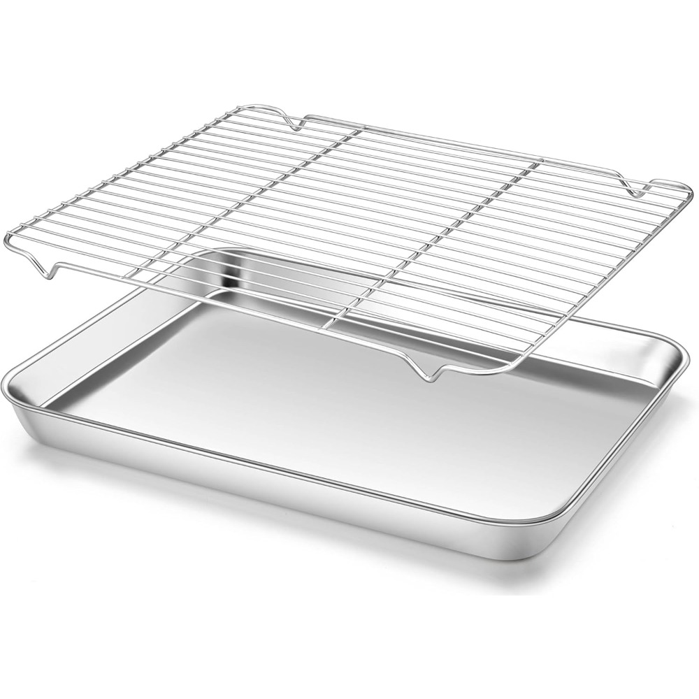 Camping Cooking Meals - Multifunction Baking Pan With Wire Rack