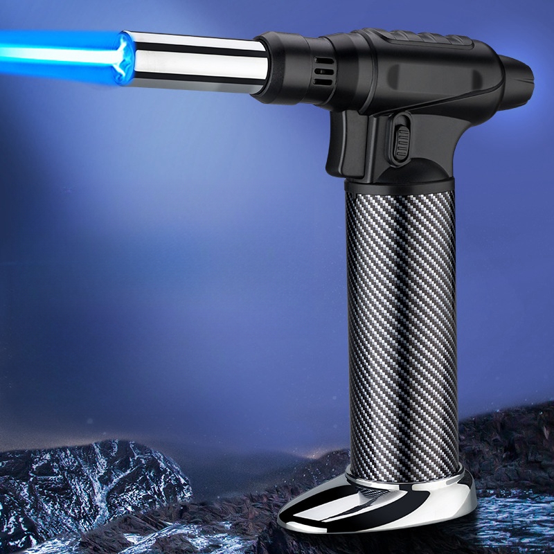 Camping Cooking With Gas - 360° Ignition Butane Gas Lighter Integrated