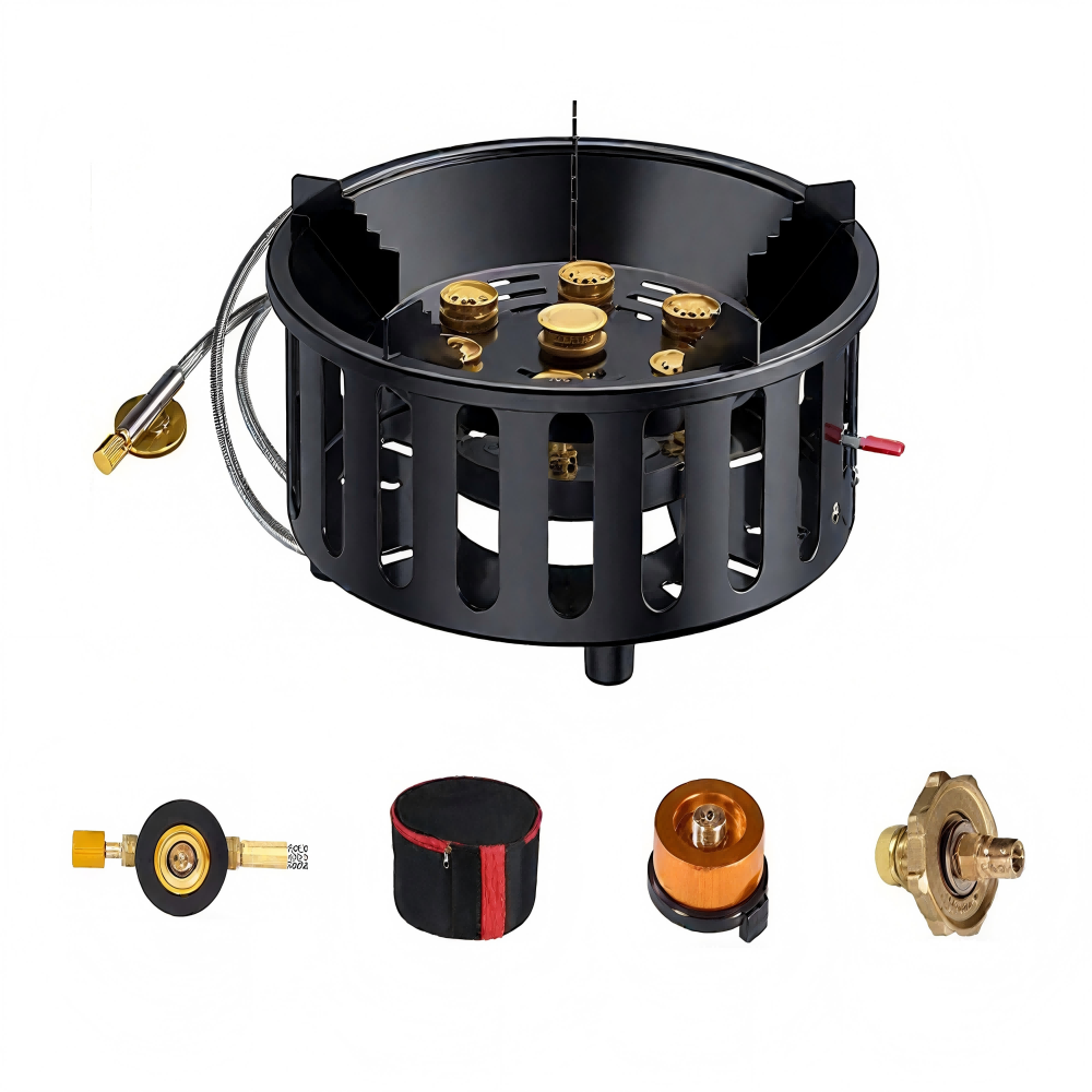 Camping Cooking No Gas - High-Power 7-Core 21000W Portable Camping Stove
