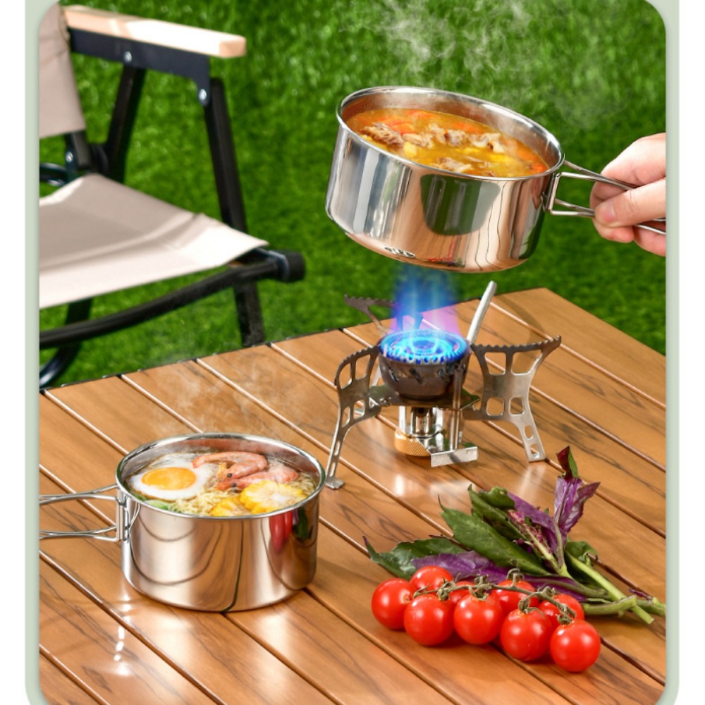 12PCS Adventure Camp Cook Set  - Camping Cooking Pots And Pans Set 评论和价格