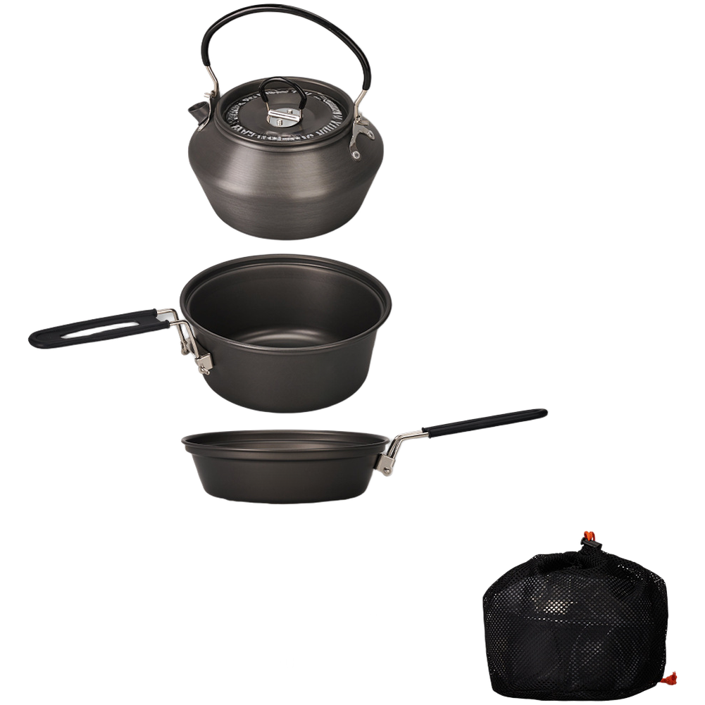 Lightweight Aluminum Alloy Cam - Camping Cooking Pots And Pans Set 评论和价格
