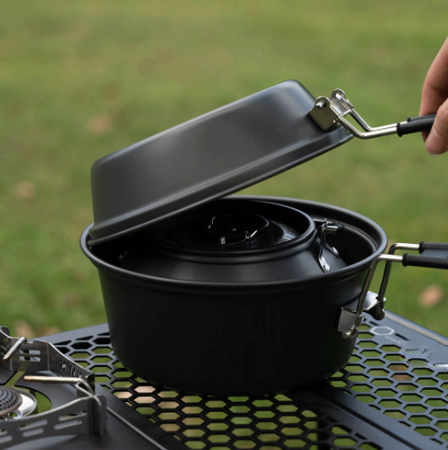 Lightweight Aluminum Alloy Cam - Camping Cooking Pots And Pans Set 评论和价格