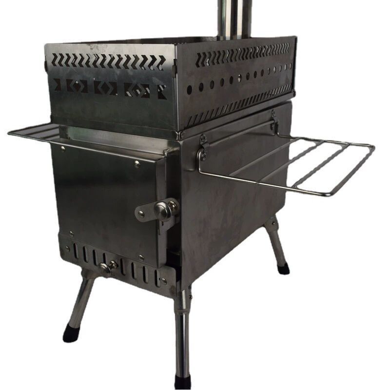 Stainless Steel Folding Wood B - Camping Cooking Fire Pit 评论和价格