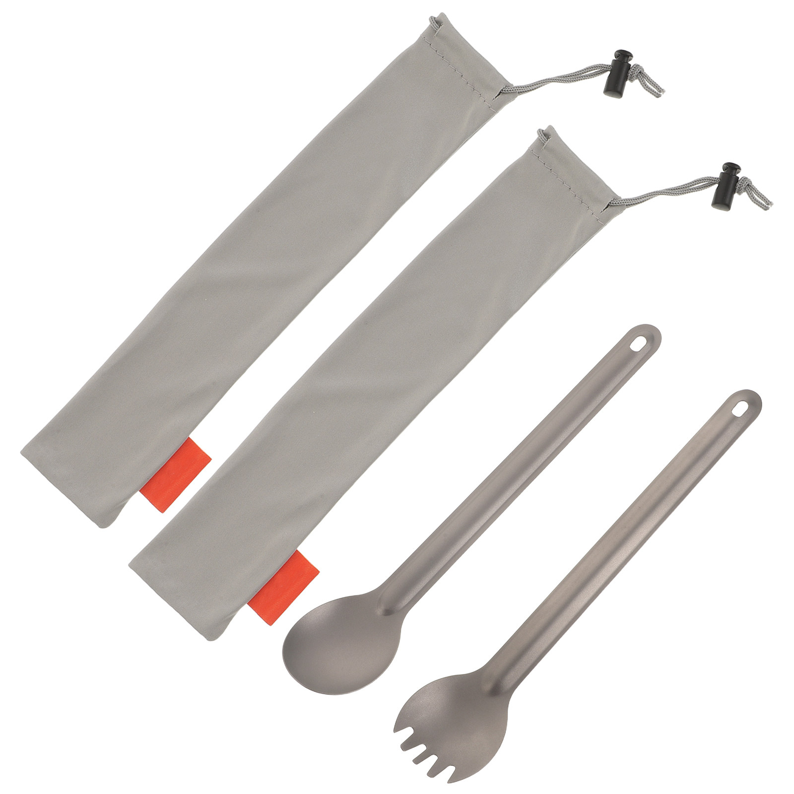 1Set Titanium Camping Utensils - Camping Cooking And Eating Set 评论和价格