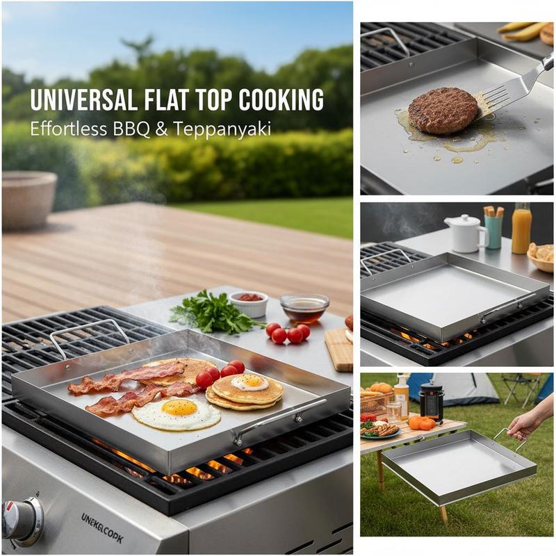 Universal Flat Top Griddle 18x - Camping Cooking With Gas 评论和价格