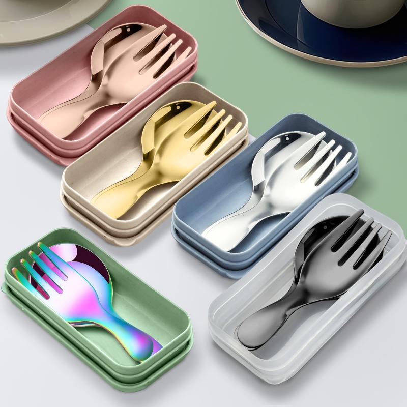 Stainless Steel Portable Spoon - Camping Cooking And Eating Set 评论和价格