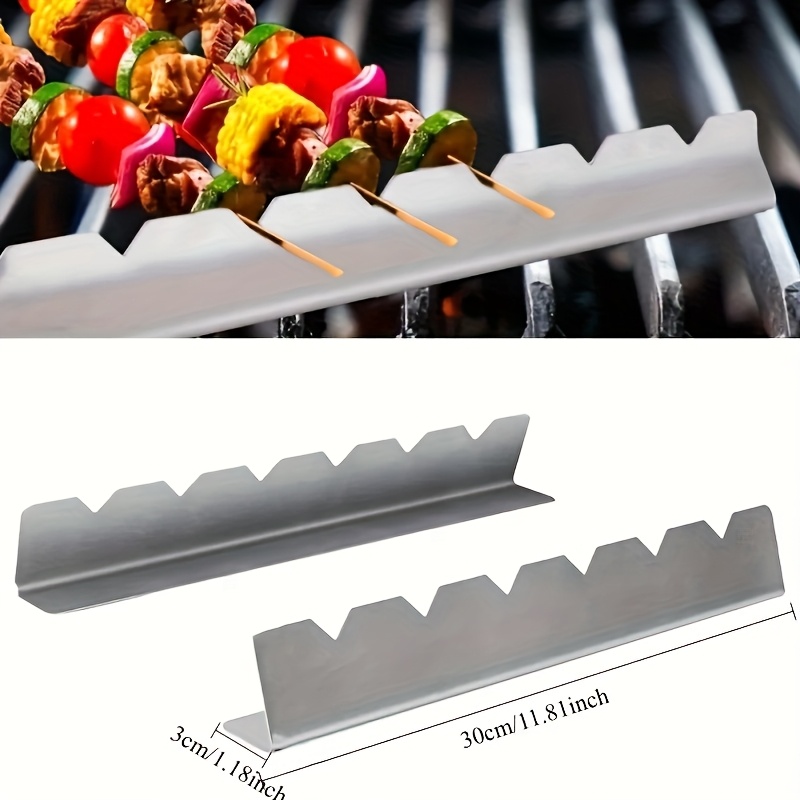 2pcs Kebab Rack Kebab Stands S - Camping Cooking Utensil Holder 评论和价格