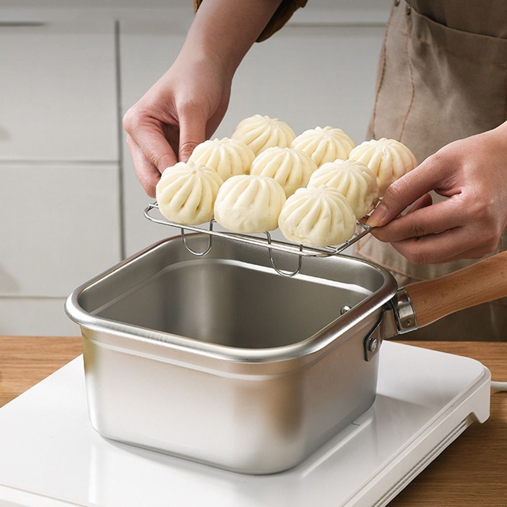 Portable Stainless Steel Fryin - Camping Cooking Pots And Pans Set 评论和价格