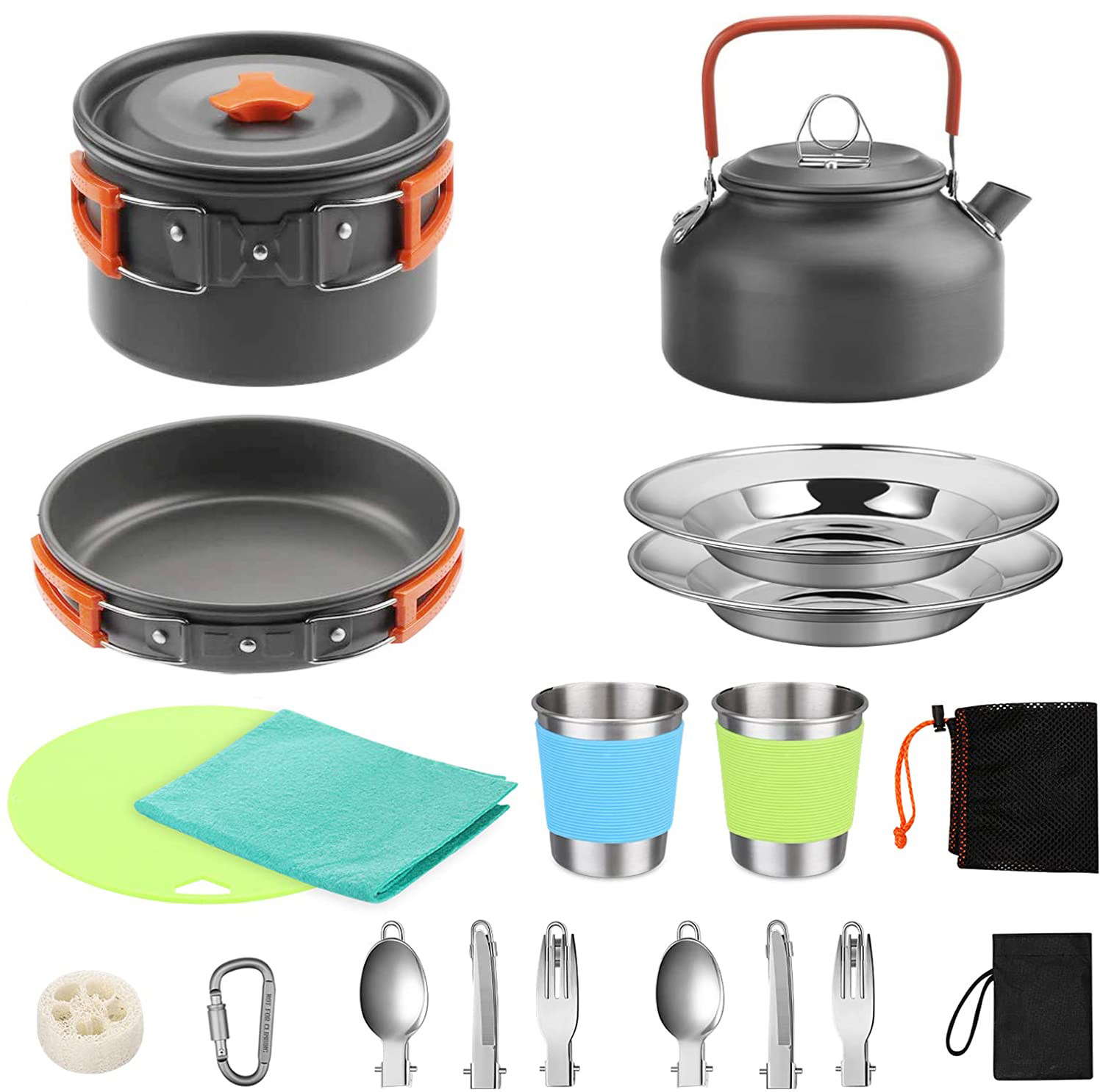 Complete 2-3 Person Camping Co - Camping Cooking No Gas 评论和价格