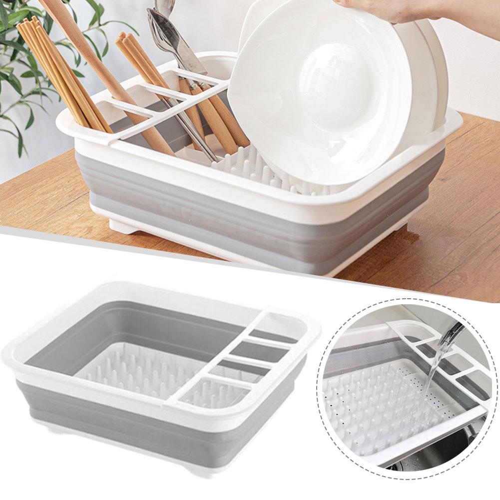 Foldable Dish Drainer Bowl Rac - Camping Cooking Meals 评论和价格