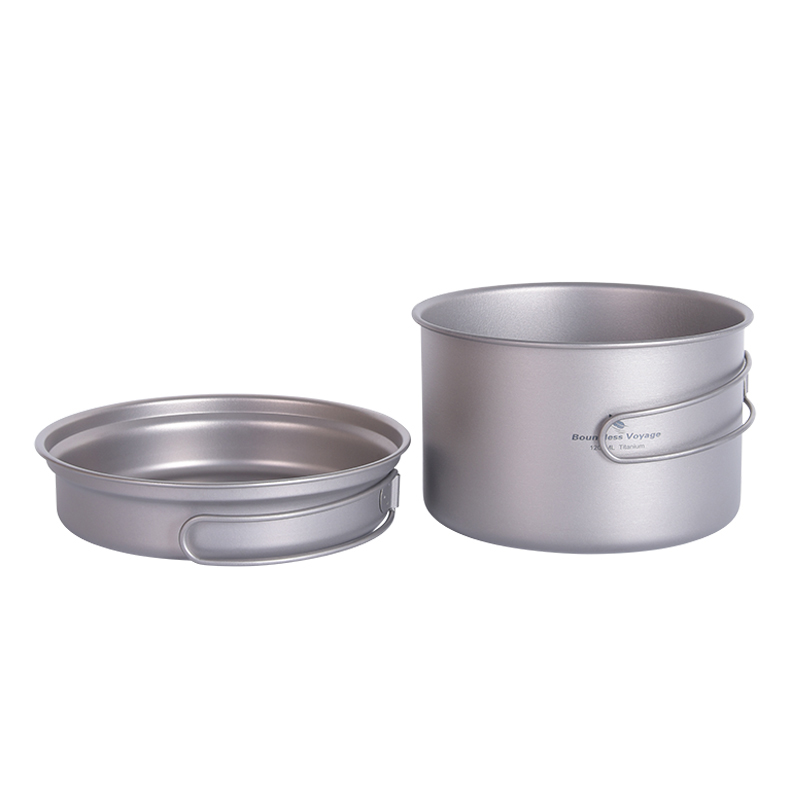 Boundless Voyage Titanium Pot  - Camping Cooking Pots And Pans Set 评论和价格