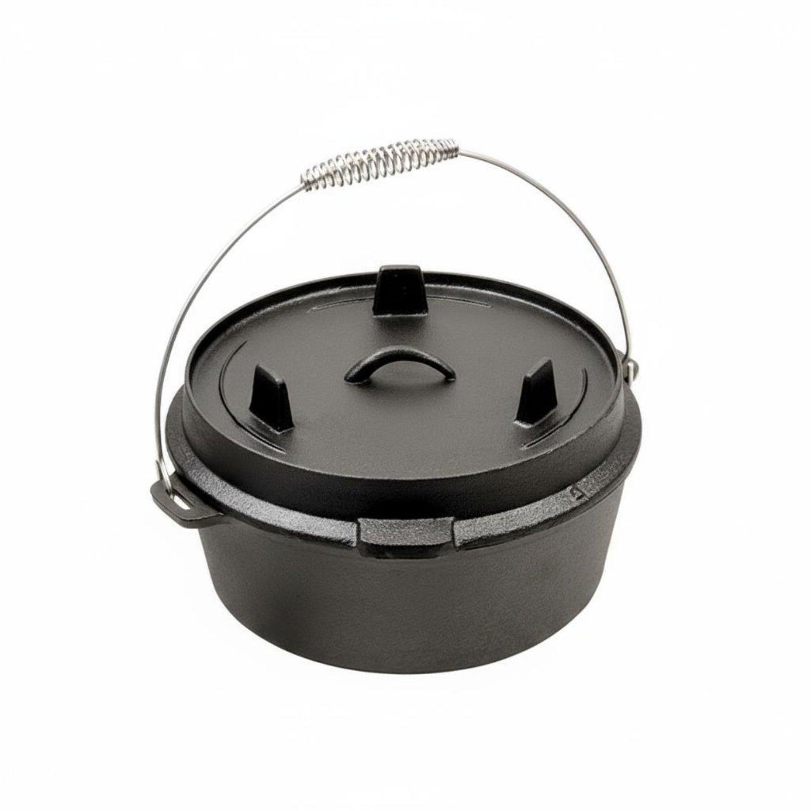 Outdoor Cast Iron Dutch Oven C - Camping Cooking Dutch Oven 评论和价格
