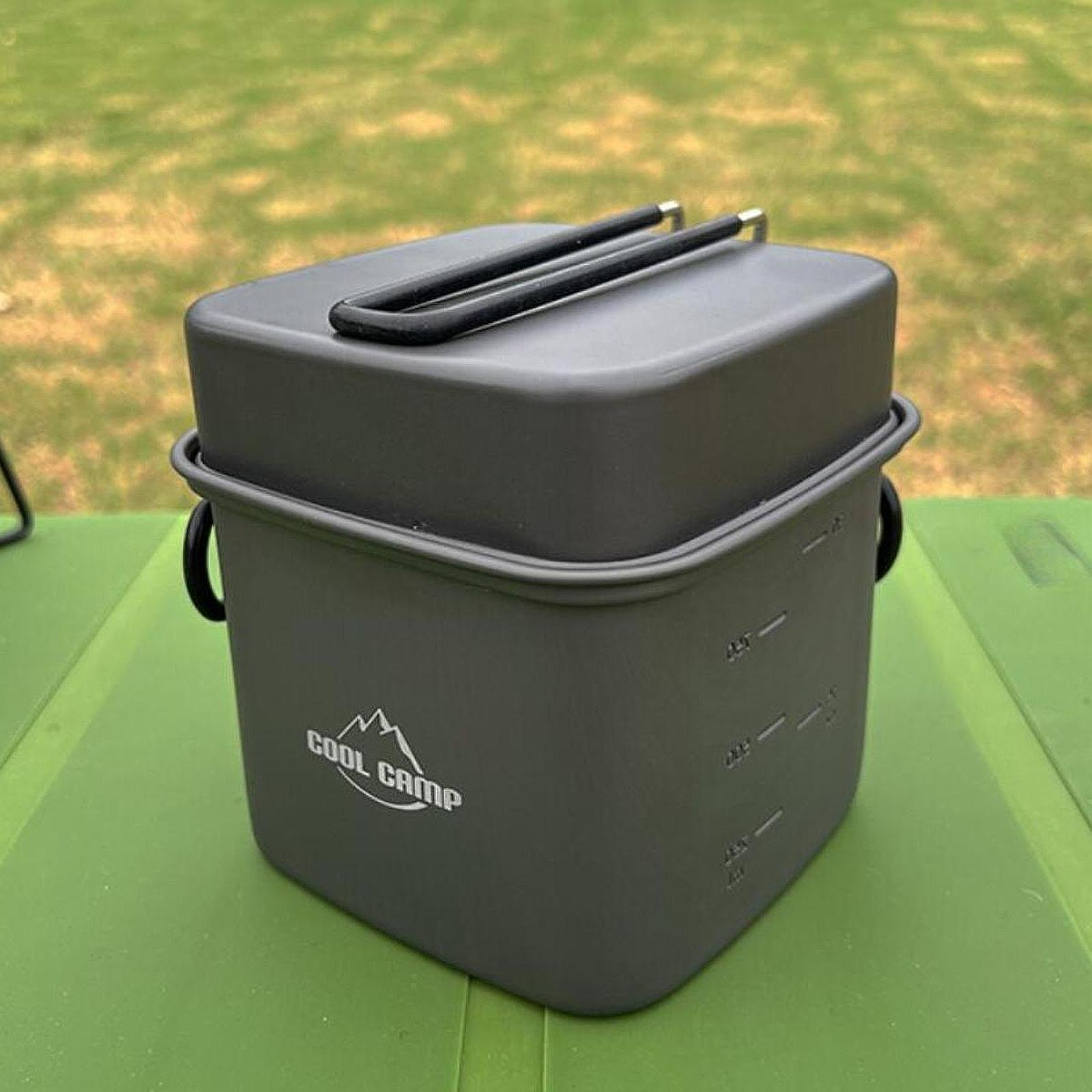 Camping Cookware Set Frying Pa - Camping Cooking Pots And Pans Set 评论和价格