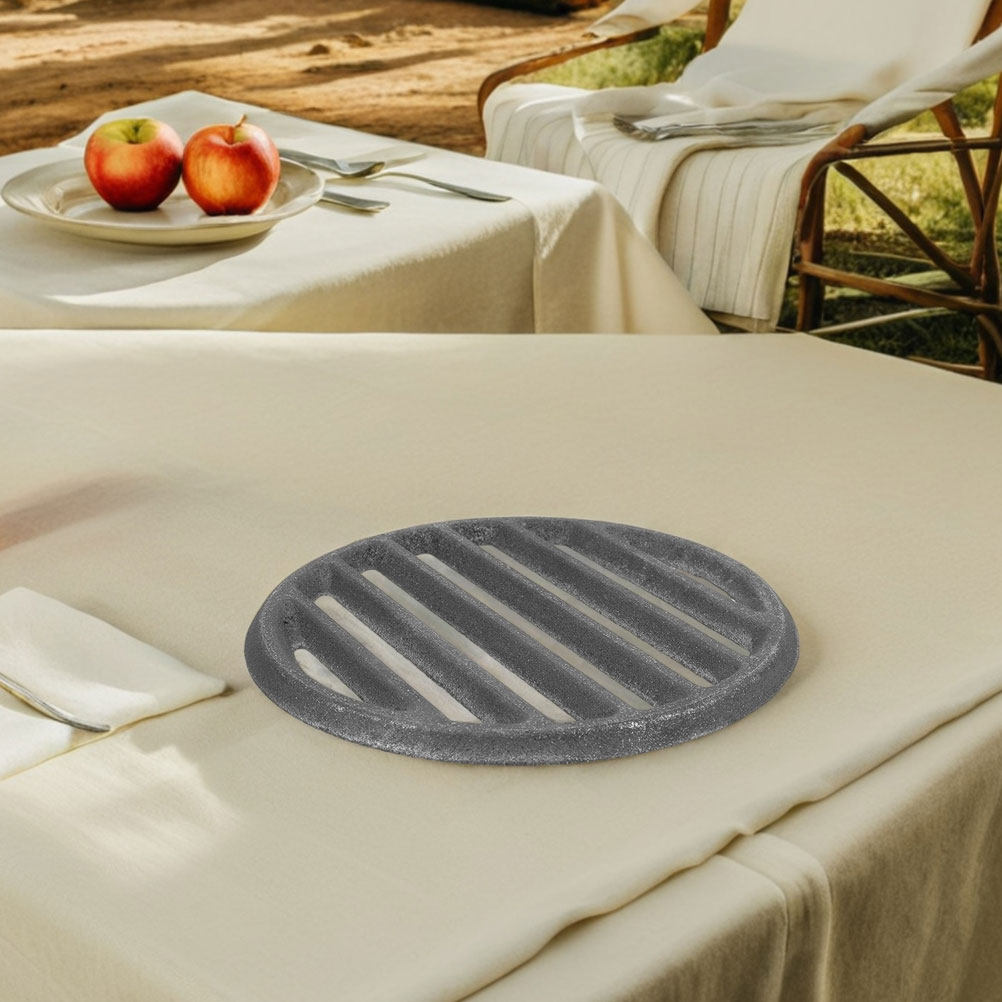 Iron Bbq Grill Grate Charcoal  - Camping Cooking Fire Pit 评论和价格