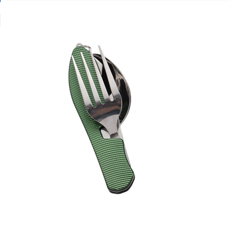 Foldable Stainless Steel Cutle - Camping Cooking And Cutlery Set 评论和价格