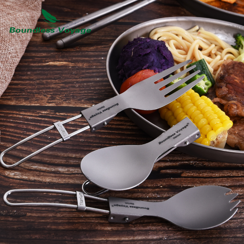 Boundless Voyage Titanium Camp - Camping Cooking And Cutlery Set 评论和价格