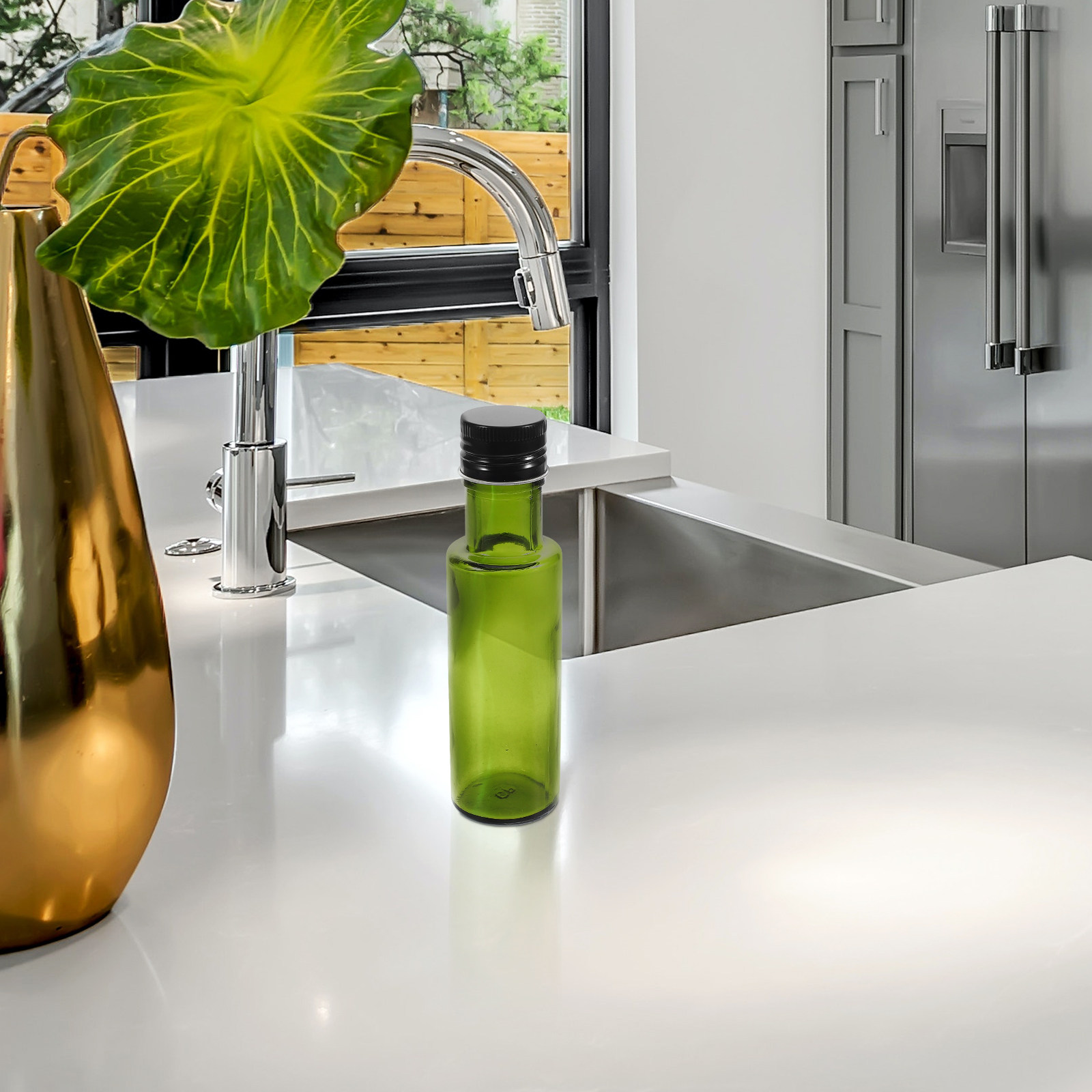 Mini Glass Olive Oil Bottle Se - Camping Cooking Oil Container 评论和价格