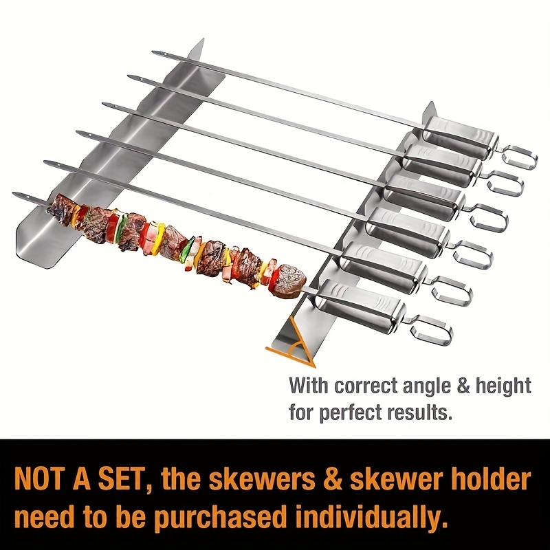 2pcs Kebab Rack Kebab Stands S - Camping Cooking Utensil Holder 评论和价格