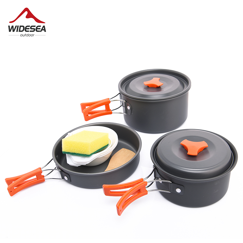 Widesea Camping Outdoor Cookwa - Camping Cooking And Cutlery Set 评论和价格