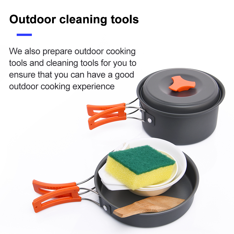 Widesea Camping Outdoor Cookwa - Camping Cooking And Cutlery Set 评论和价格