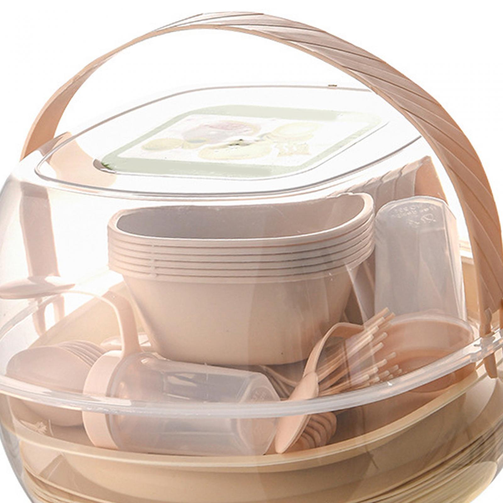 48Pcs Dinnerware Sets Travel C - Camping Cooking And Cutlery Set 评论和价格
