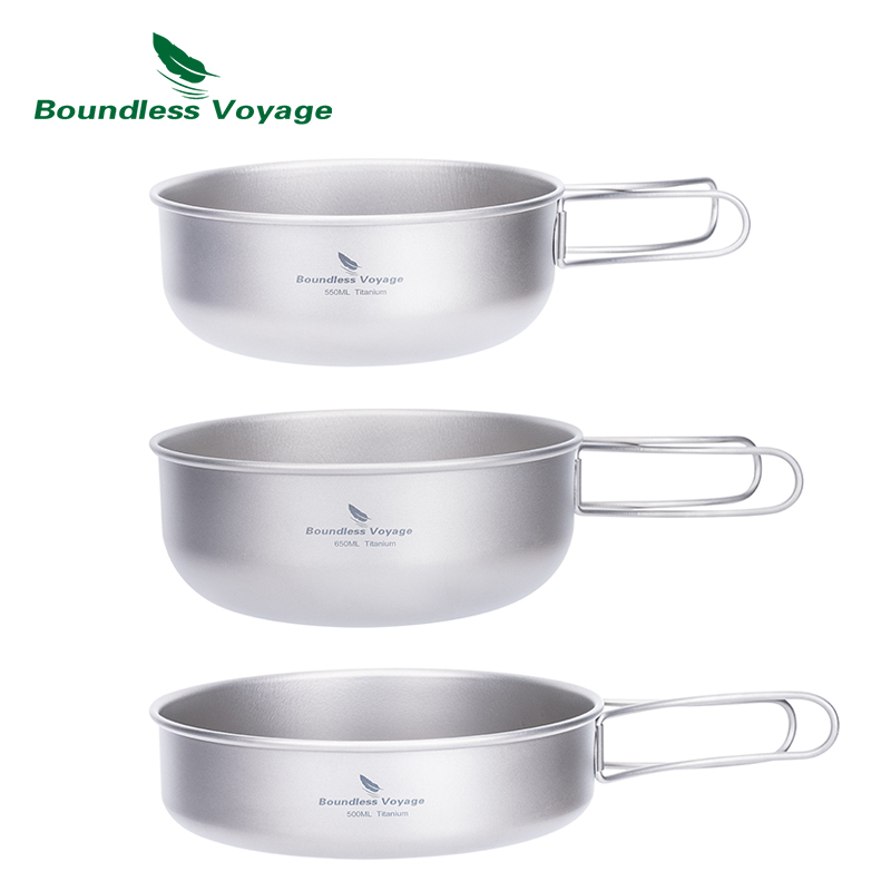Boundless Voyage Titanium Camp - Camping Cooking Pots And Pans Set 评论和价格