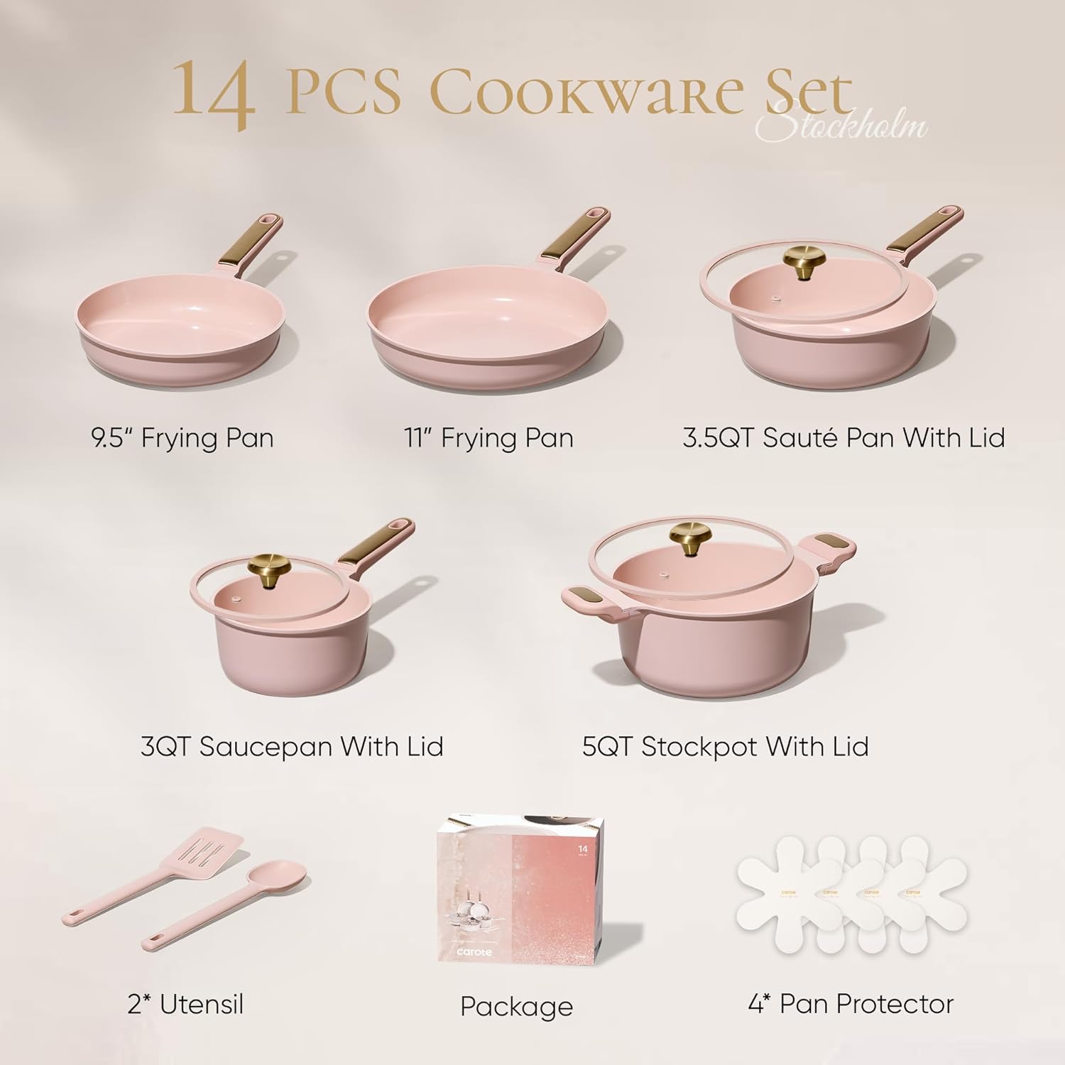 Nonstick Ceramic Cookware Set, - Camping Cooking Pots And Pans Set 评论和价格