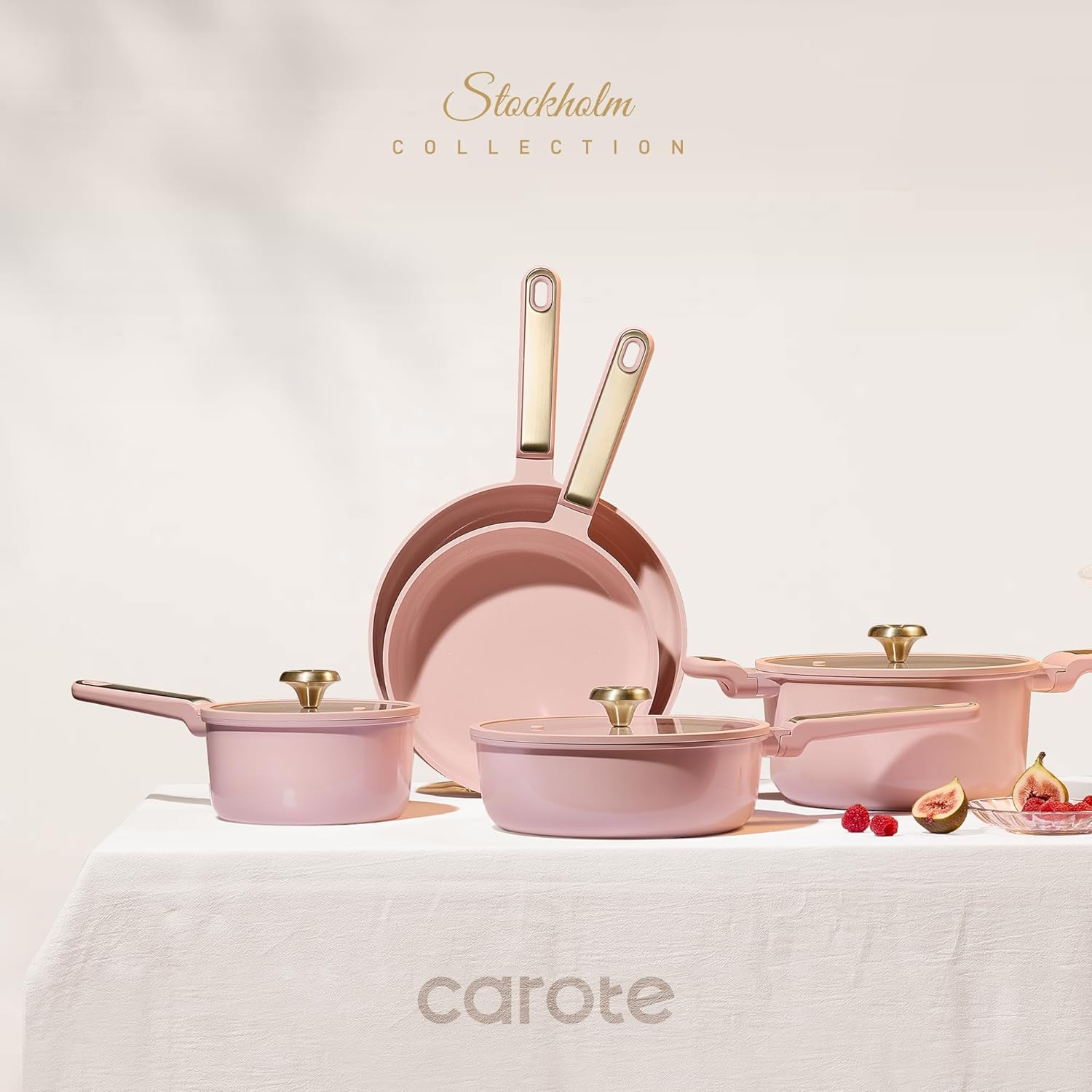 Nonstick Ceramic Cookware Set, - Camping Cooking Pots And Pans Set 评论和价格