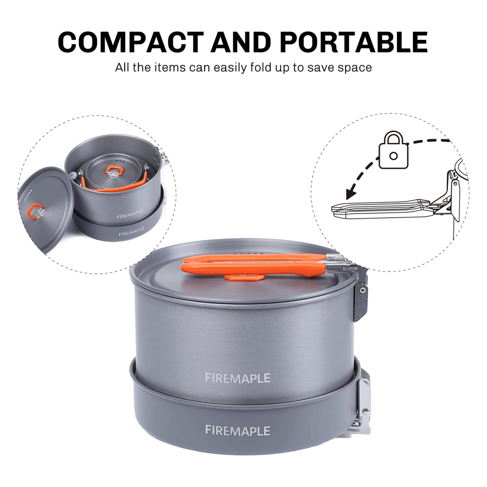 Fire Maple Camping Cookware Ut - Camping Cooking And Cutlery Set 评论和价格
