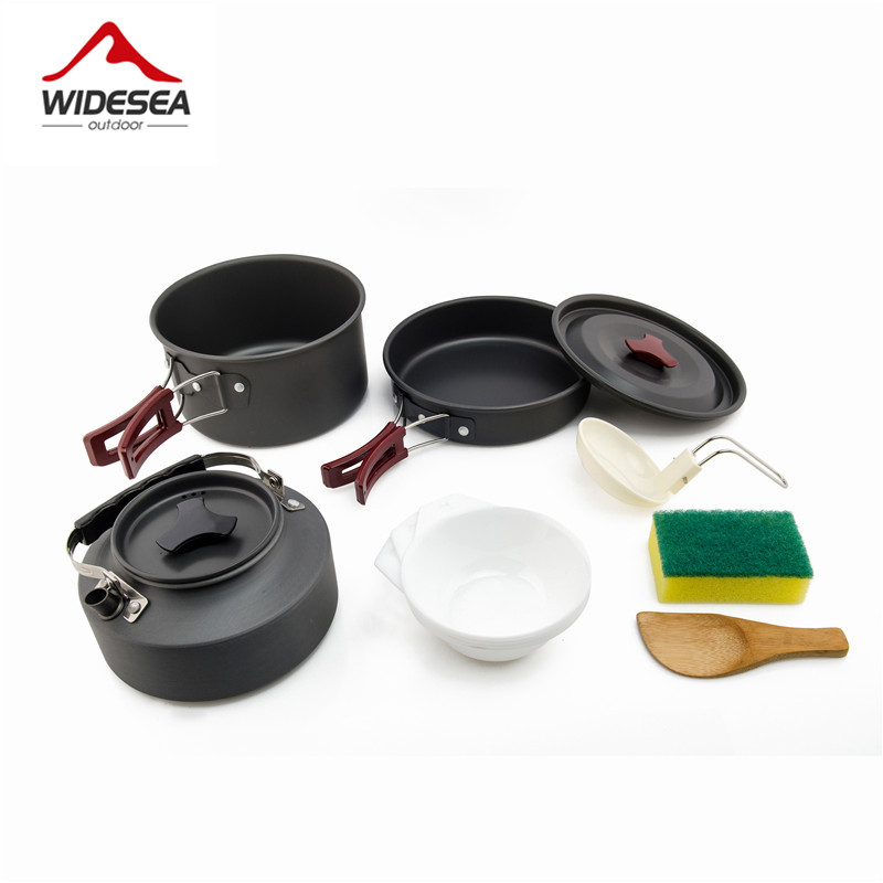 Widesea Camping Cookware Set O - Camping Cooking And Eating Set 评论和价格