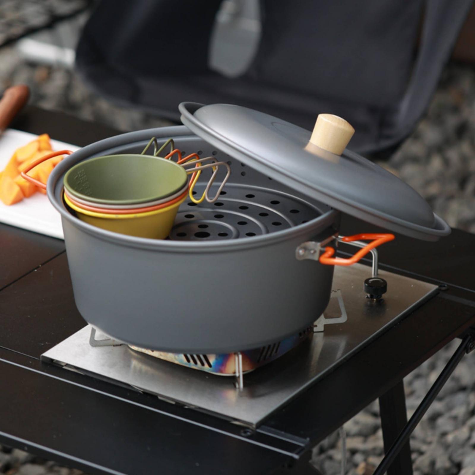 Aluminum Alloy Outdoor Cooking - Camping Cooking Vessel 评论和价格