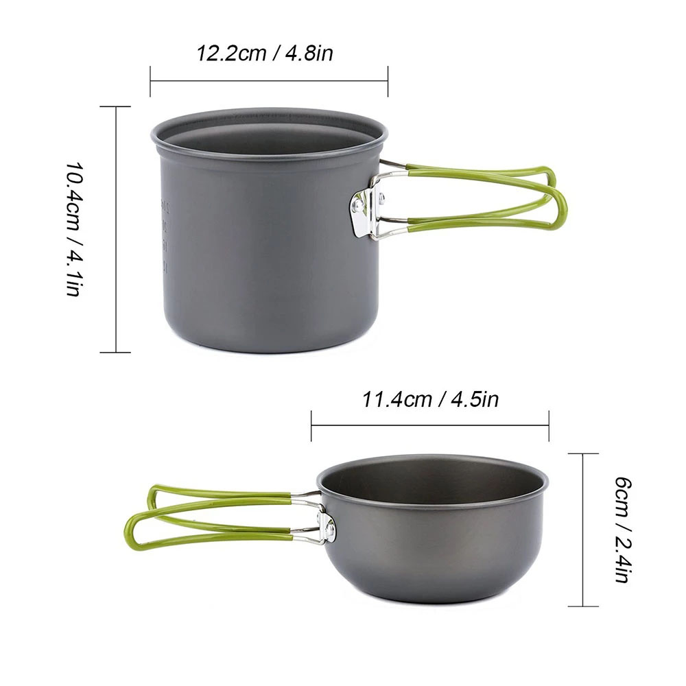Camping Cookware Kit with Stov - Camping Cooking Fire Pit 评论和价格
