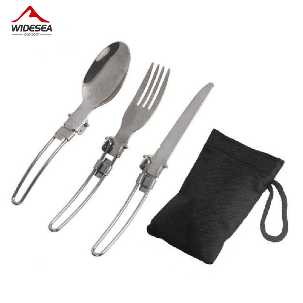 3 pcs 1 set Portable Outdoor C - Camping Cooking And Cutlery Set 评论和价格